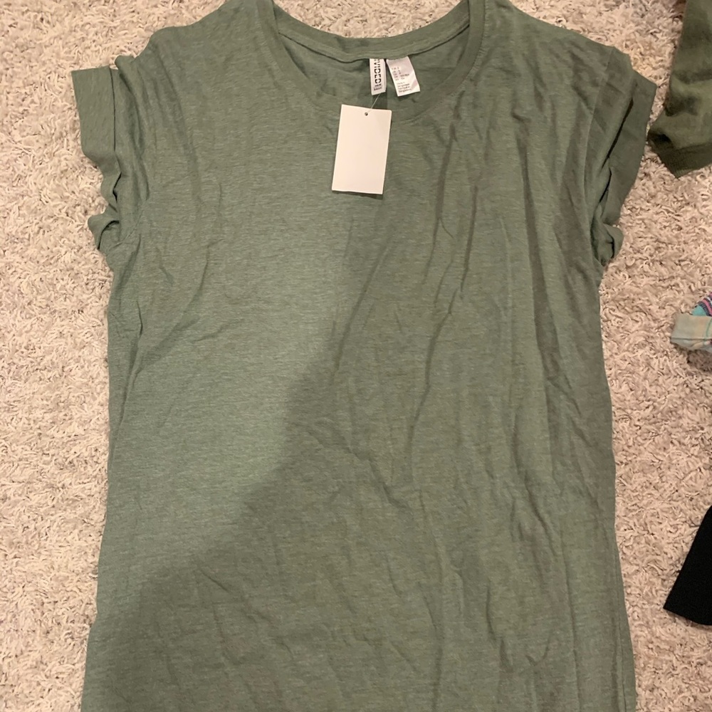 Army green dress from H&M